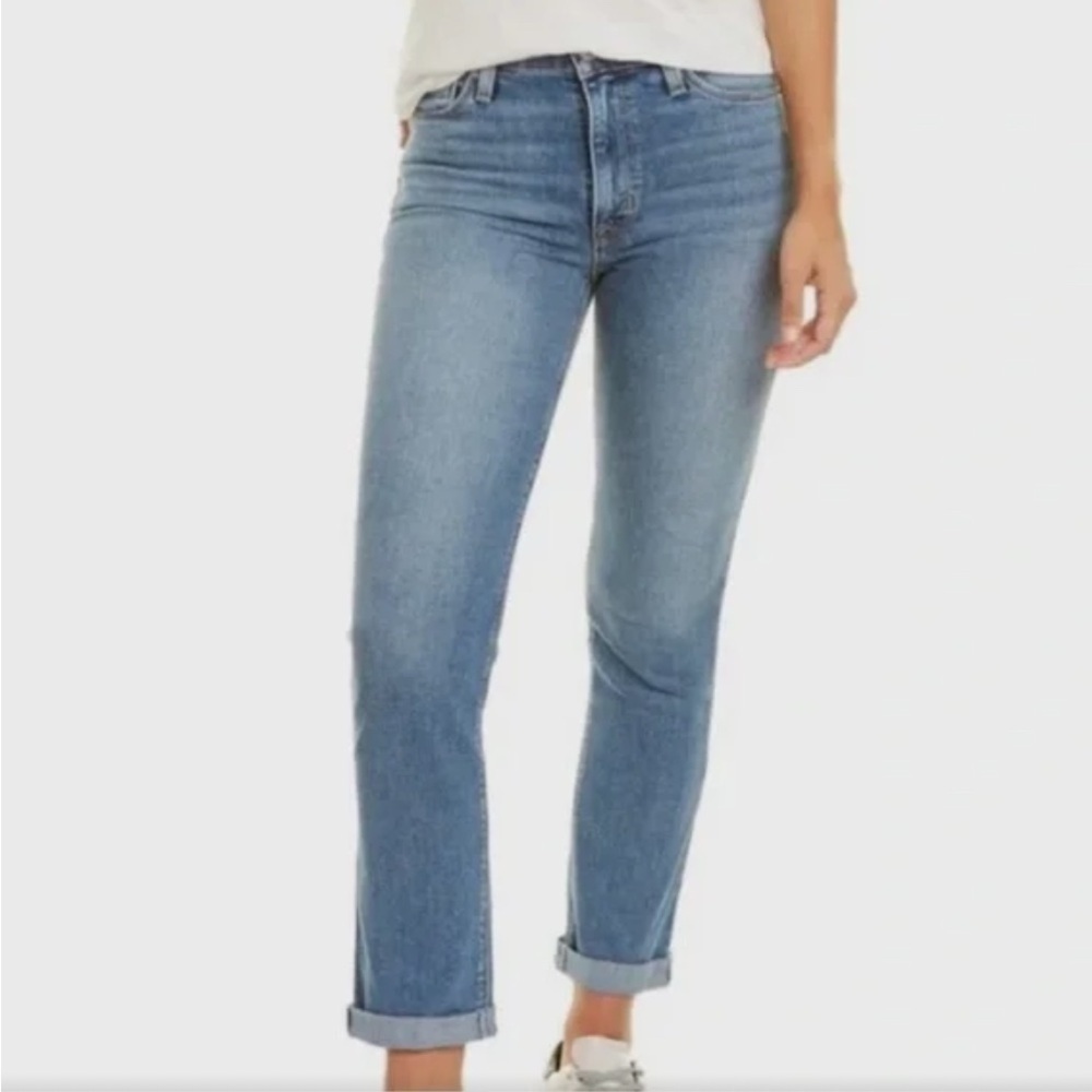 NWT‎ HUDSON Women's Cropped Jeans
Blair High Rise Straight Size 29 Blue Wash